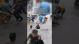 video from the flooded road next to the Taj hotel in Gomti Nagar. Lucknow