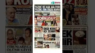 Korkusuz Gazetesi 1. Sayfa - 21 Ağustos 2024