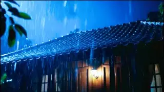ASMR Thunder Night on Metal Roof | Rain Sounds to Melt Away Stress