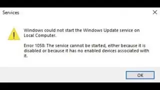 Erro 1058: A serviço não pode ser iniciado Windows 10/11 [RESOLVIDO]