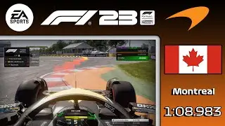 F1 23 Canada PS World Record & Setup (1:08.983)