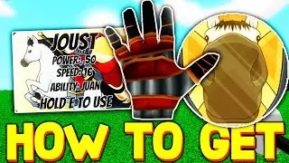 *REAL* HOW TO GET JOUST GLOVE + STAND YOUR GROUND BADGE in SLAP BATTLES SHOWCASE ROBLOX!