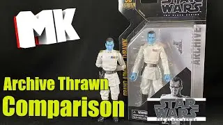 Star Wars The Black Series Archive Grand Admiral Thrawn Comparison