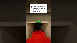 ⚠️DO NOT GO DOWN THIS SLIDE - BACKROOMS FOUND FOOTAGE⚠️ 