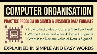 06. Practice Problem on Unsigned & Signed Data Format (Part 1) | COA | CRACK GATE CSE