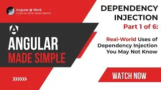Learn Angular Dependency Injection Series - Pt.1