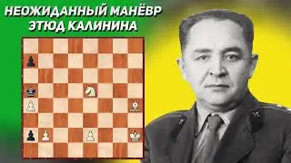 Неожиданный манёвр. Шахматный этюд. Александр Калинин. Издание 