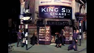 1940s - London (Remastered, Colorized, 60 FPS)