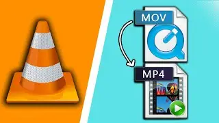 How To Convert MOV To MP4 FAST (VLC MEDIA PLAYER)