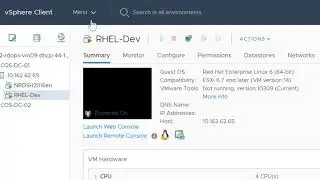 Productivity Enhancements in the vSphere Client