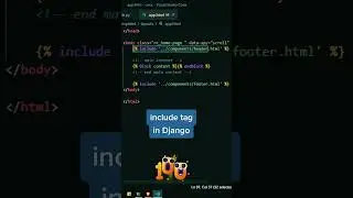 include tag in Django 
