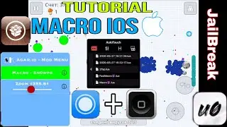 Как сделать макро на ios в Agar.io mobile. (JailBreak Unc0ver) Tutorial.