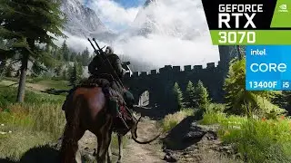 The Witcher 3 Next-Gen - RTX 3070 + Intel Core i5 13400F - Benchmark 4K 1080p ULTRA
