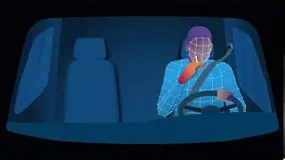 MV+AI Technology Demo Animation: Driver Smoking (2020)