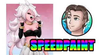 Android 21 from Dragon Ball Fighter Z || Speedpaint