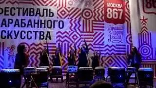 ЯПОНСКИЕ БАРАБАНЩИЦЫ В МОСКВЕ