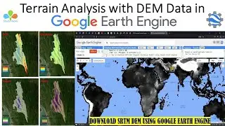 Terrain Analysis with DEM Data in Google Earth Engine
