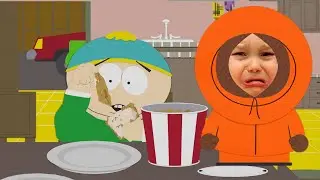 Cartman Steals Kenny's KFC and runs