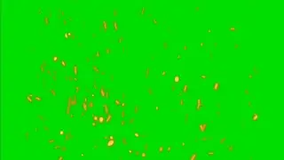 Fire Sparks green screen chroma key Animation effects HD No copyright
