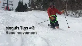 How to Telemark in moguls - part 3 - Tips on Pole Plant