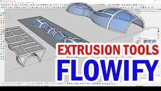 Modeling Struktur pake Plugin Flowify & Extrusion Tools