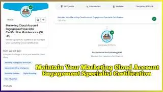 Maintain Your Marketing Cloud Account Engagement Specialist Certification | Salesforce | Quiz