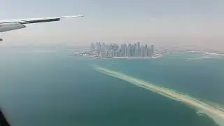 Landing at Doha Hamad Airport | Qatar Airways | Boeing 777-300ER