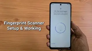 Infinix Hot 11 2022 Fingerprint Scanner Setup & Working