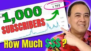 How Much YOUTUBE PAID ME with 1,000 Subscribers!