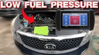 KIA SPORTAGE GDI FUEL RAIL PRESSURE TOO LOW P0087 DIAGNOSIS & FIX