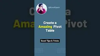 Create a Amazing 😮 Pivot Table 