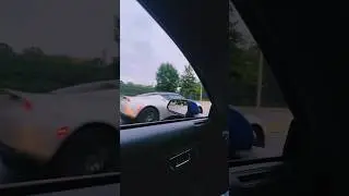 Lotus evora just cruising on a curvy road
