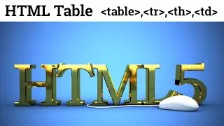 7 HTML TABLE | html table tutorial | how to create html table |create table in html | create table