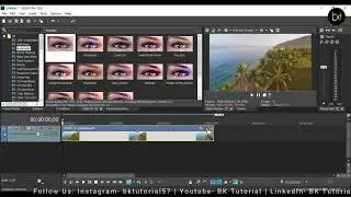 How To Add Auto Looks Effects in Video | Vegas Pro By #BKTutorial