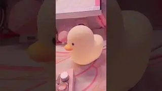 Unboxing a ducky Lamp🐤💛 #setup #gaming #aesthetic #unboxing #pc #asmr #kawaii