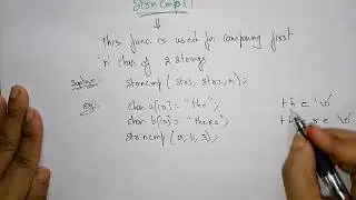 string library functions in c | strncmp, strrev, strstr |
