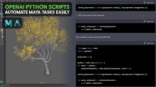 Ask OpenAI to create python scripts for Maya