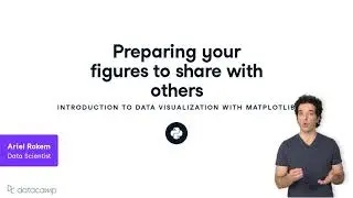 Preparing your Figures to Share with Others | Matplotlib