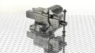 Klutch Heavy-Duty Bench Vise - 6in.W Jaw, 6in. Capacity