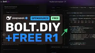 Bolt DIY + Free Deepseek R1 API : This is THE BEST FREE & FAST AI Coder!