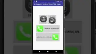 android button with image and text example