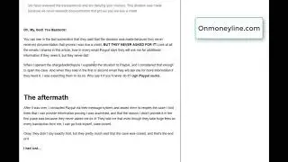 Selling online, Paypal and Scams Part 4 - Onmoneyline