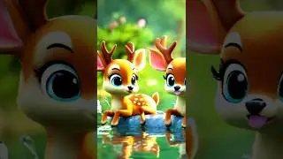 The Jungle Story | Power Of Unity | #cartoon #animation #moralstories #deer