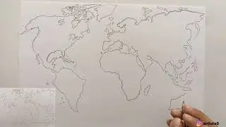 Как нарисовать карту мира