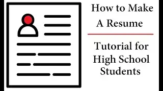 High School Resumes That Look PROFESSIONAL! Easy Tutorial to Make a Killer Resume!