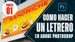 Cómo hacer un letrero en Photoshop CURSO DE DISEÑO PARA IMPRENTA (CAPITULO 05) 1ra Parte.