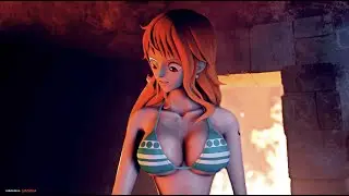 Ada Nami One Piece Fire Burn Scene x Cloud Kennedy Desert Camo 4K RE4R SW 20240604