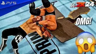 WWE 2K24 - Sheamus vs. Ludwig Kaiser vs. Bron Breakker vs. Sami Zayn - Fatal 4 Way Match | 4K