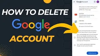 How to Delete Google Account Permanently in 2024 | Fast & Easy | Geek Help