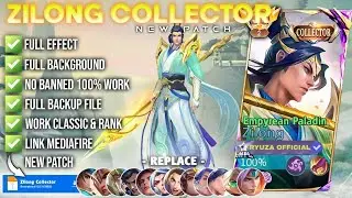 Script Zilong Collector - Empyrean Paladin No Password | Full Effect Voice | Patch Terbaru